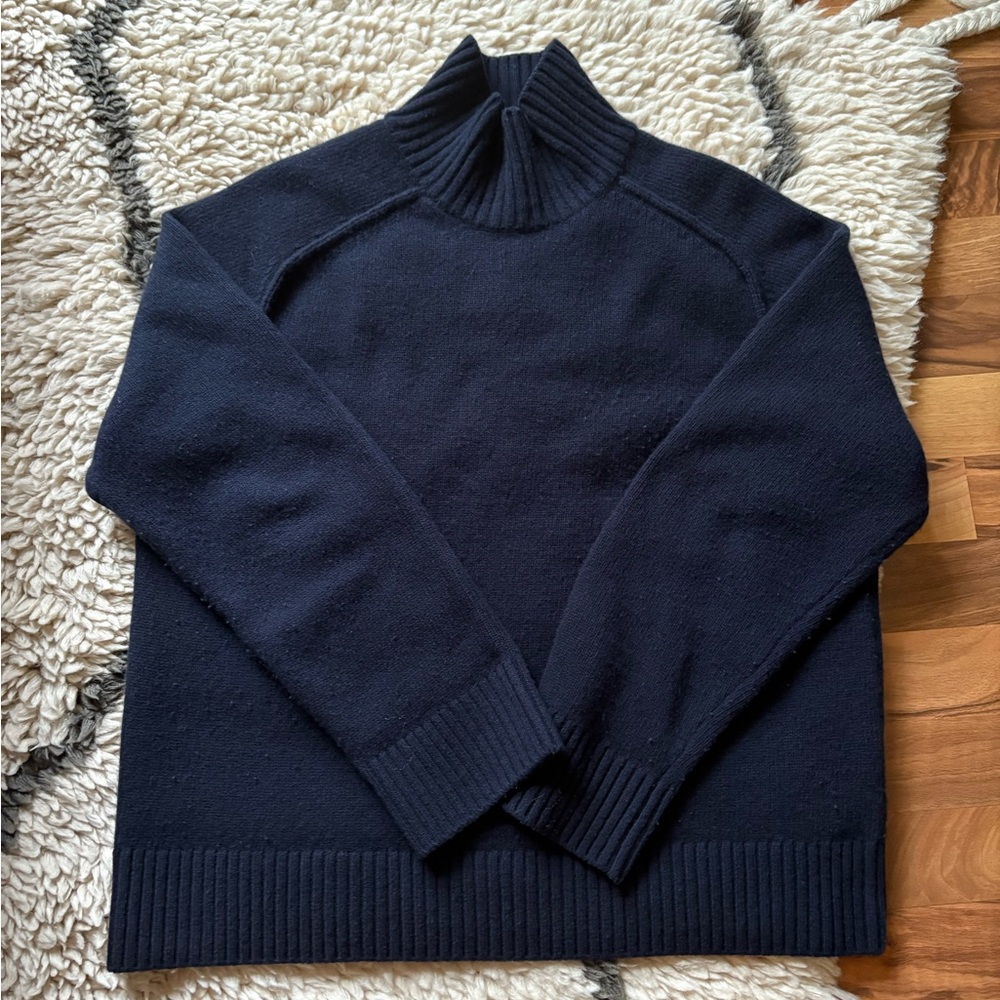 H&M Black Wool Cashmere Turtleneck